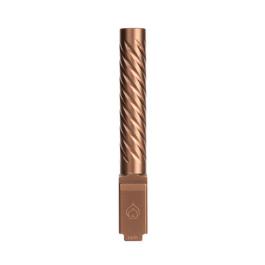 Ballistic Advantage 9mm Glock 17 Gen 5 Non-Threaded PVD Copper Spiral-Fluted Barrel