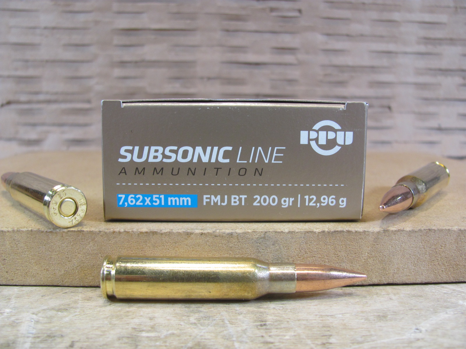 200 Round Case – 7.62×51 Subsonic 200 Grain FMJ BT Ammo By Prvi Partizan – PPS762 – NOT FOR SEMI AUTO