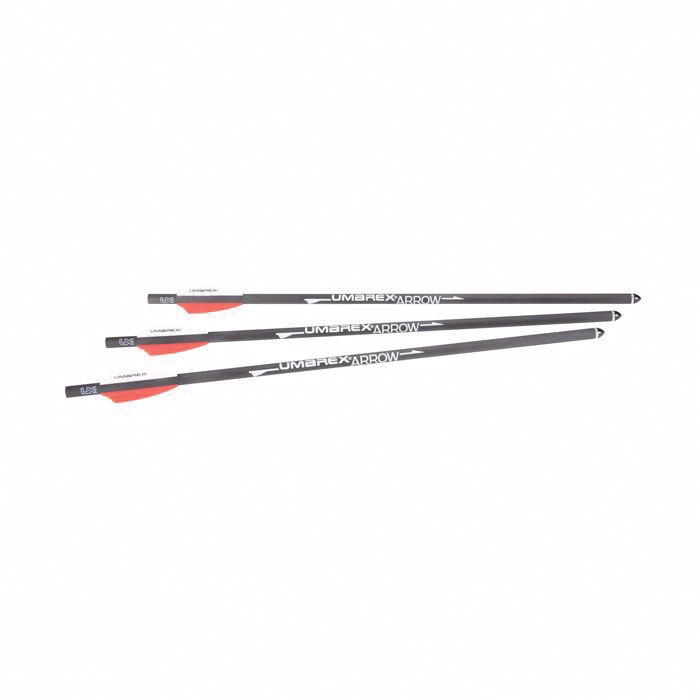 Umarex AirJavelin 170 gr Air Archery Arrow w/Field Tip, Black Pack of 6