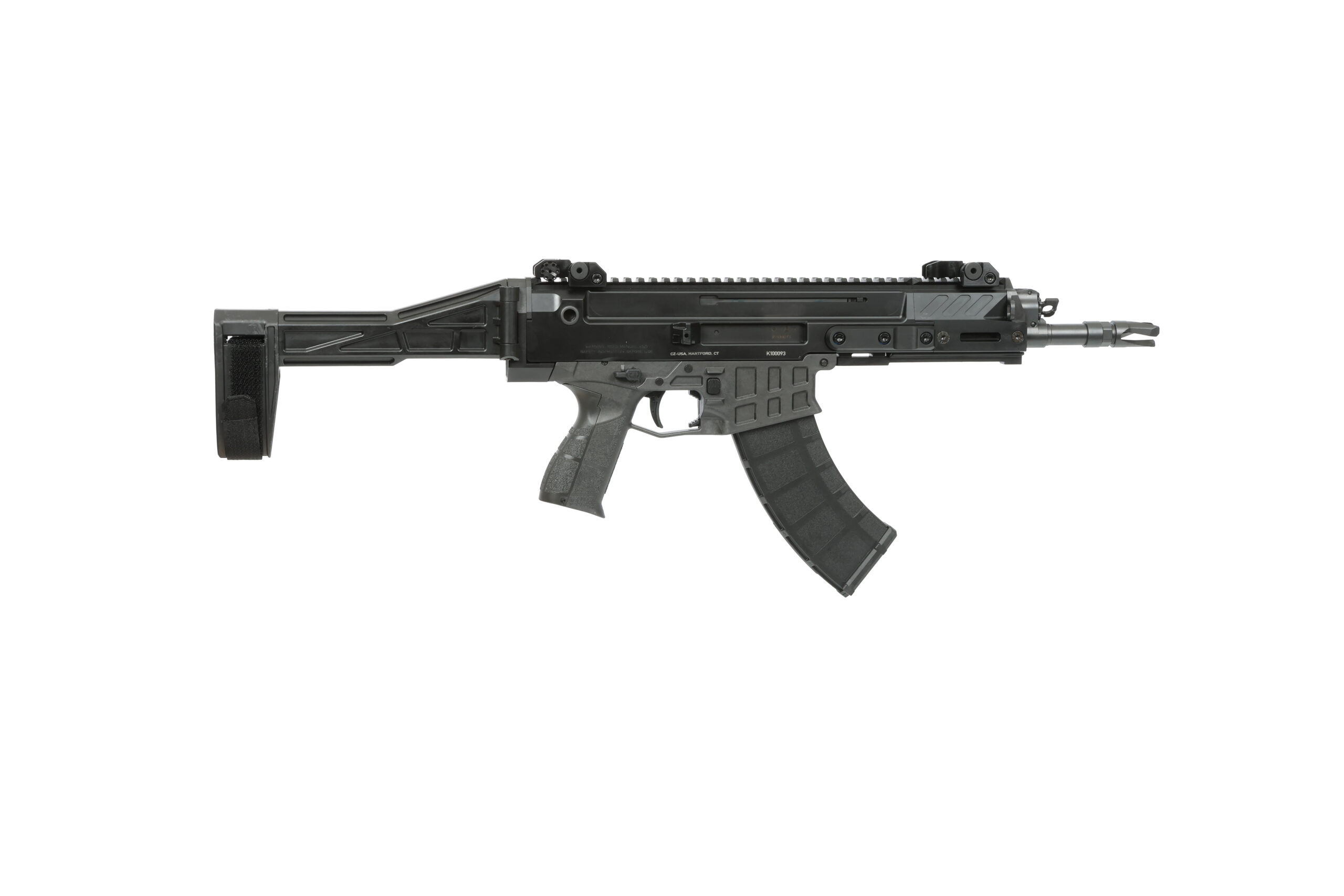 CZ Bren 2 MS Pistol 7.62x39 9" 30rd with SB Brace