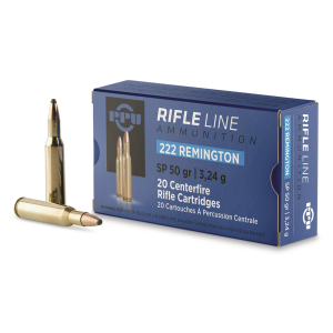 Prvi Partizan PPU .222 Remington SP 50 Grain 20 Rounds