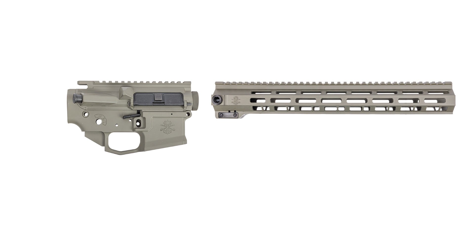 Sabre-IC Builder Set - 15" QDSM V2 Rail, Moss Green