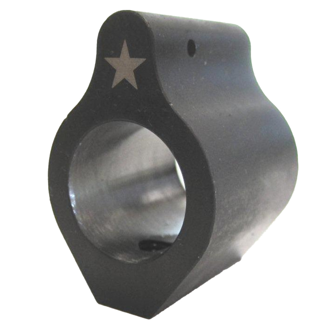 Bravo Company Mfg Steel Low-Profile Gas Block w/ Set Screw, Phosphate Black - LGB-625