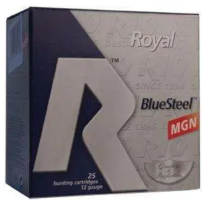 RIO AMMUNITION RBSM364 Royal BlueSteel Magnum 12 Gauge 3 1-1/4 oz 4 Shot 25 Bx/ 10 Cs