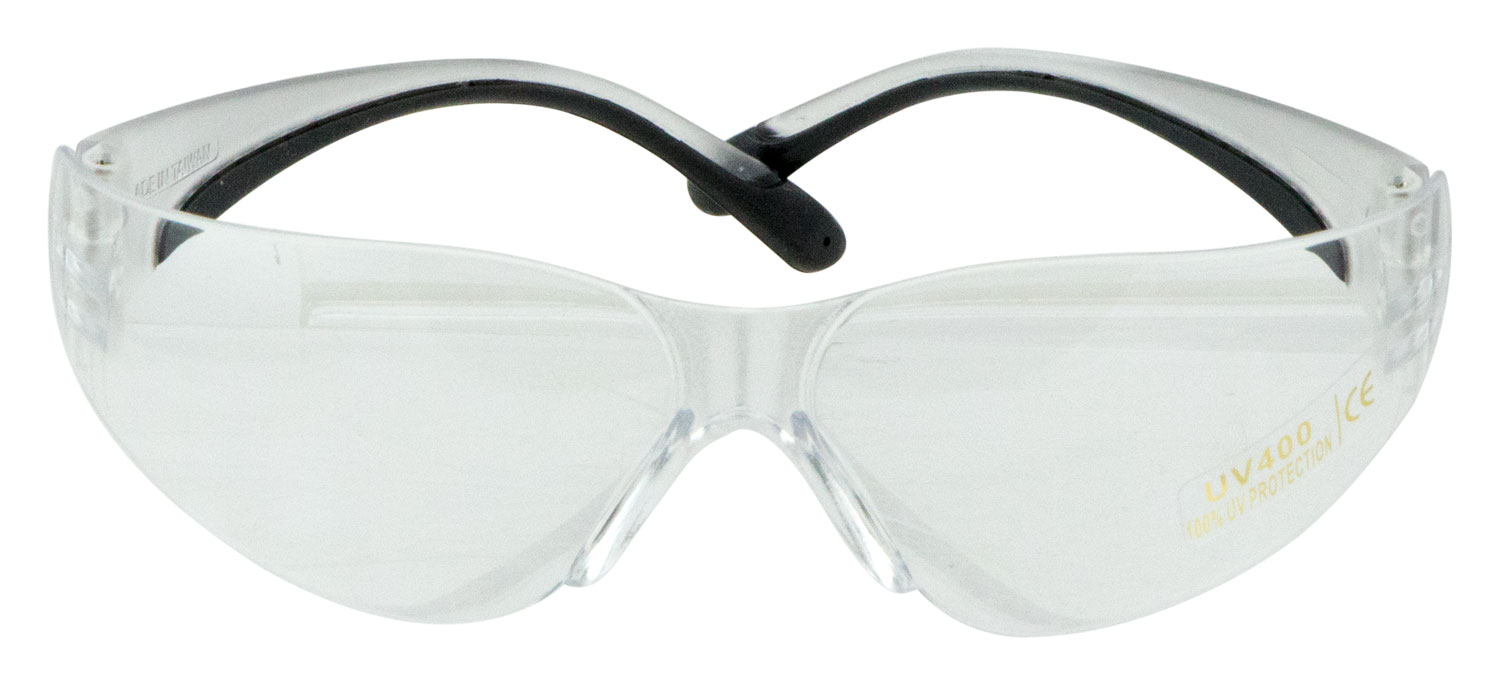 Walkers Game Ear Half-Frame Shooting Glasses, Clear Lens - GWPYWSGCLR
