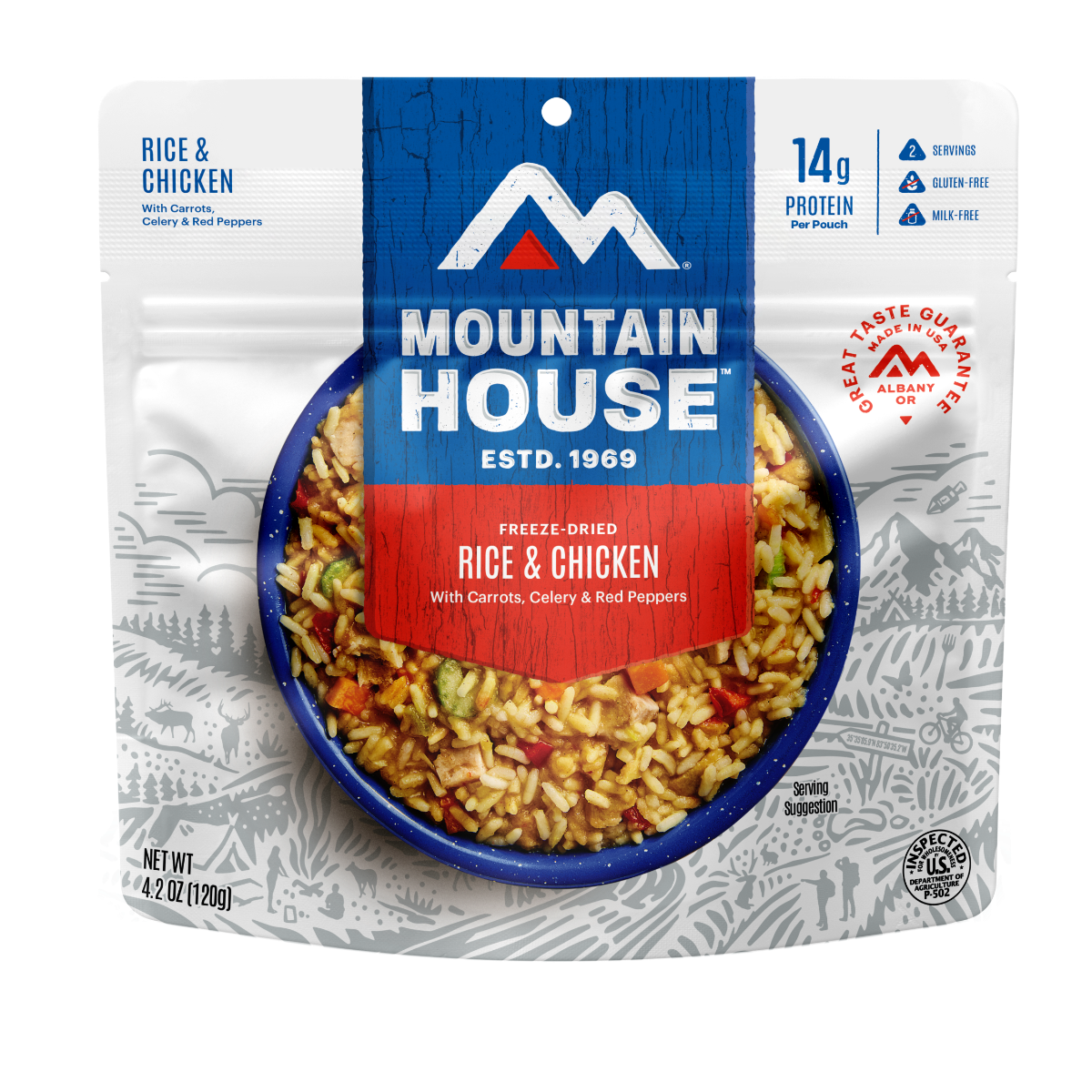 Mountain House Freeze Dried Rice & Chicken - 55166