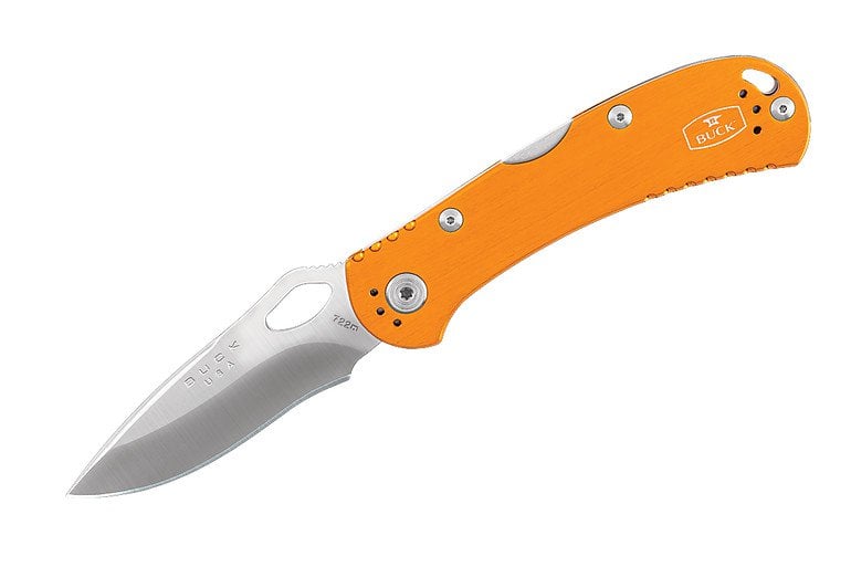 Buck 722 Spitfire Folding Drop Point Knife, Orange - 0722ORS1-B