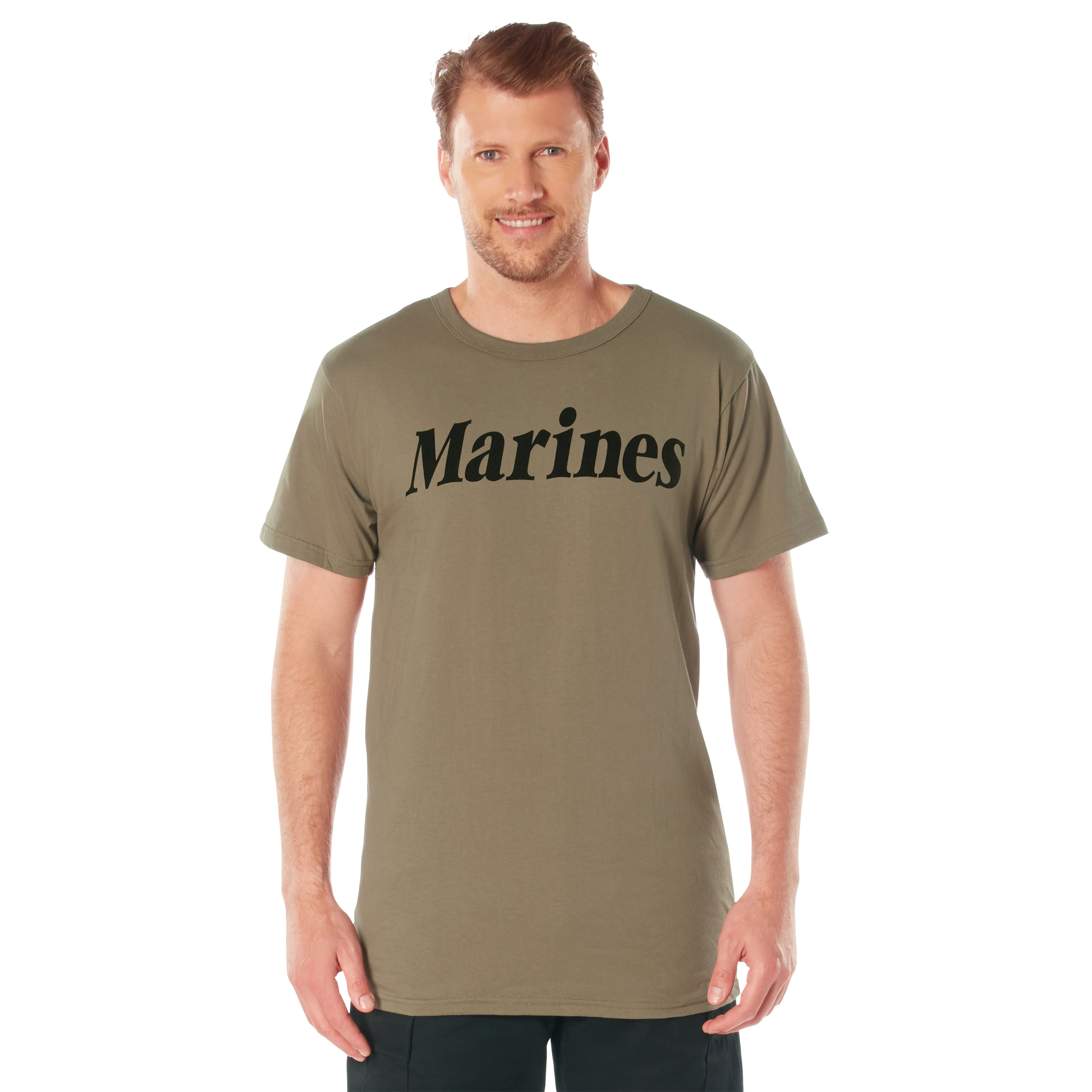 Rothco Ar 670-1 Coyote Brown Marines Physical Training T-Shirt - Small