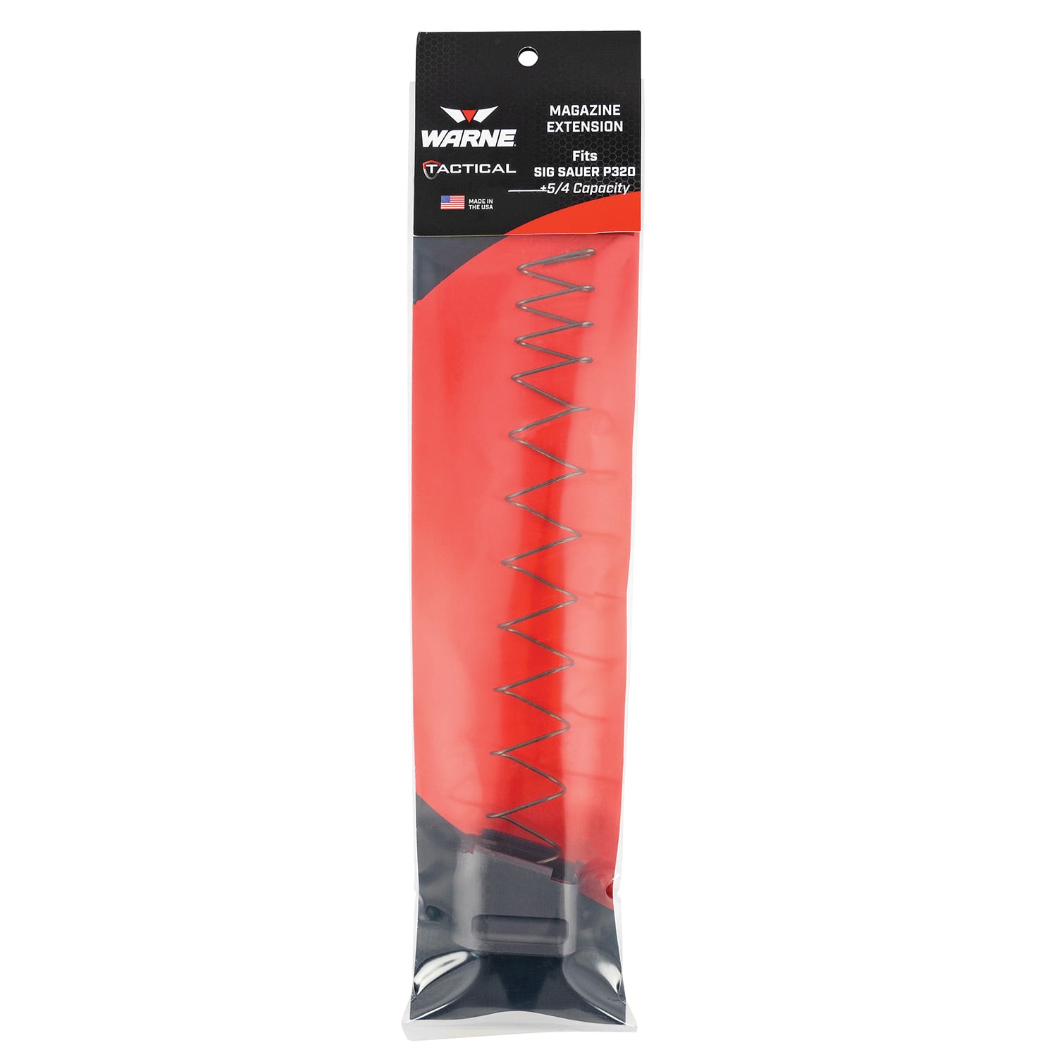Warne Scope Mounts Sig Sauger P320 6061-T6 Aluminum Magazine Extension, Gray - MESIG54GR