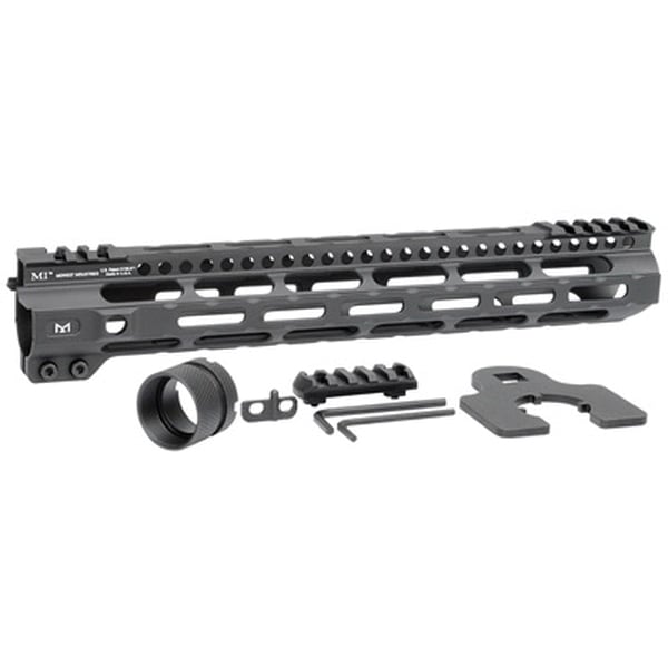 Midwest Industries MI Combat Rail Lightweight M-Lok 12.625" AR-15 1-Piece Free Float Handguard - MICRLW12625