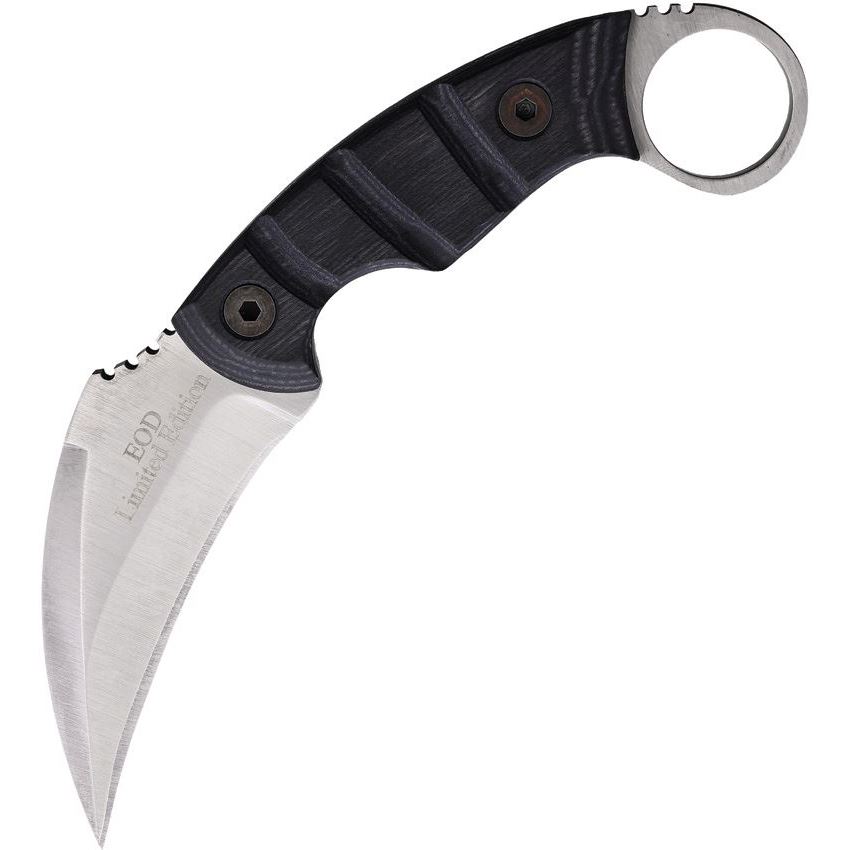 Ranger Knives Fixed Blade Karambit Knife, Gray - RN9467