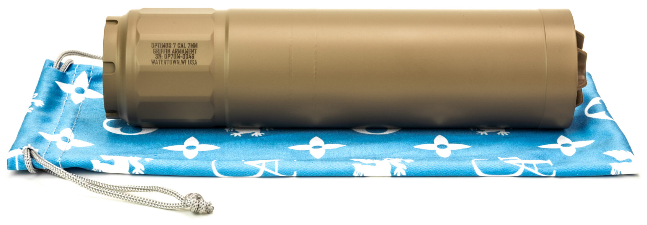Griffin Armament Optimus 7 Utility Mount Suppressor FDE