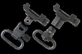 Uncle Mike's Swivel Attachment Fixed Black Picatinny Clam