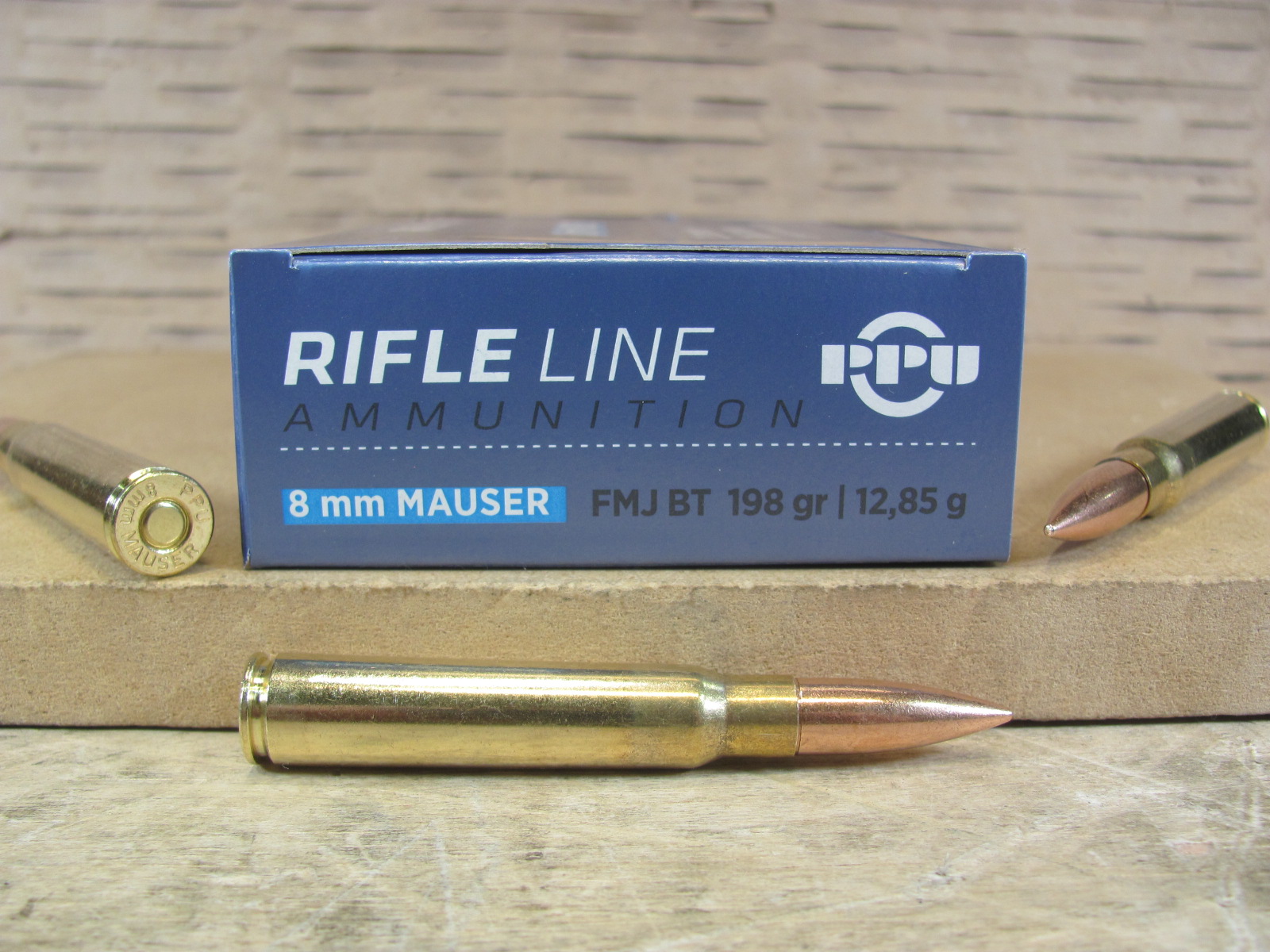 200 Round Case – 8mm Mauser FMJ 198 Grain Prvi Partizan Ammo – PP8F