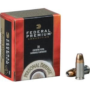Federal P9HS1 Premium 9mm Hydra-Shok Jacketed Hollow Point 124 GR - 20rd Box