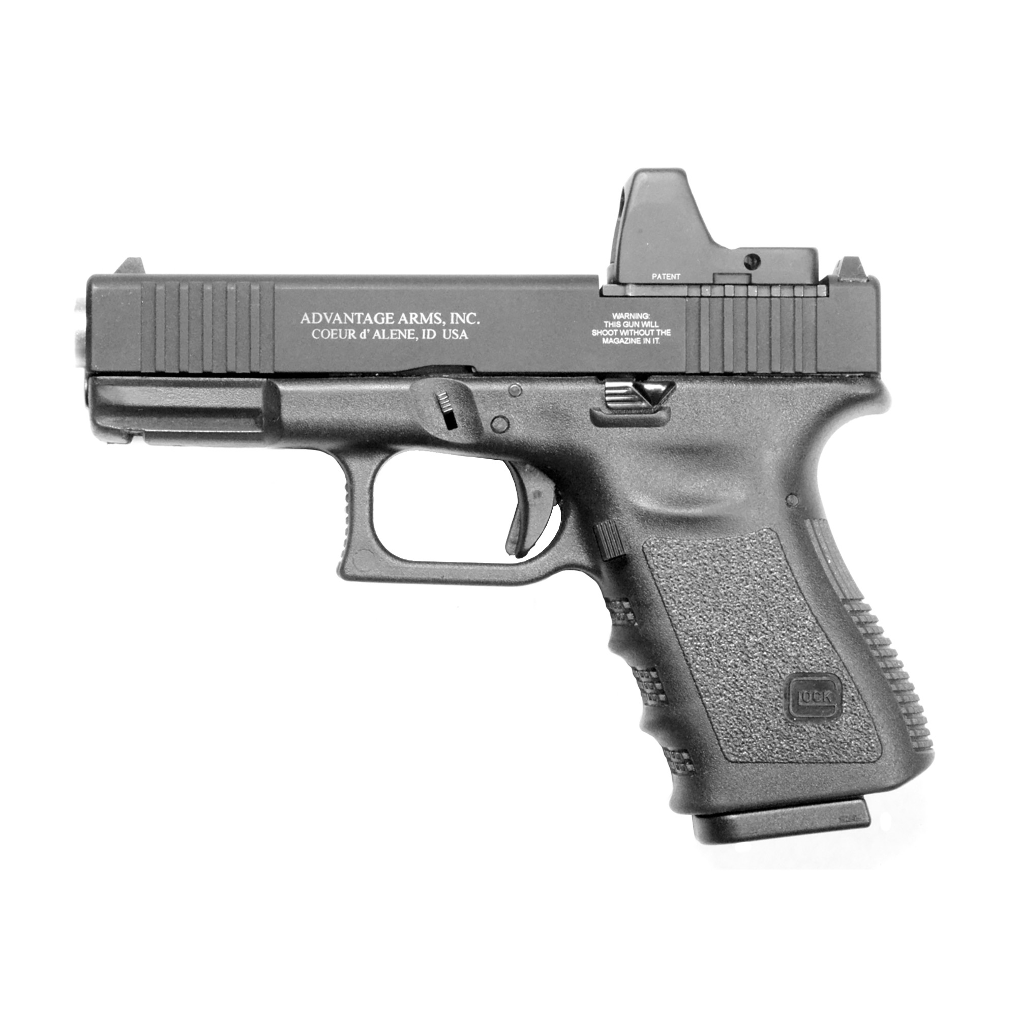 Advanced Armament .22LR Optics Ready Conversion Kit, 4.02" Barrel for Glock 19,23 - AAC1923G3MODCA