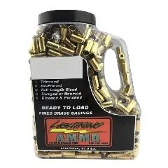 Lightning Ammo Reman. Cleaned Polished Brass .380 ACP 500/ct Jug