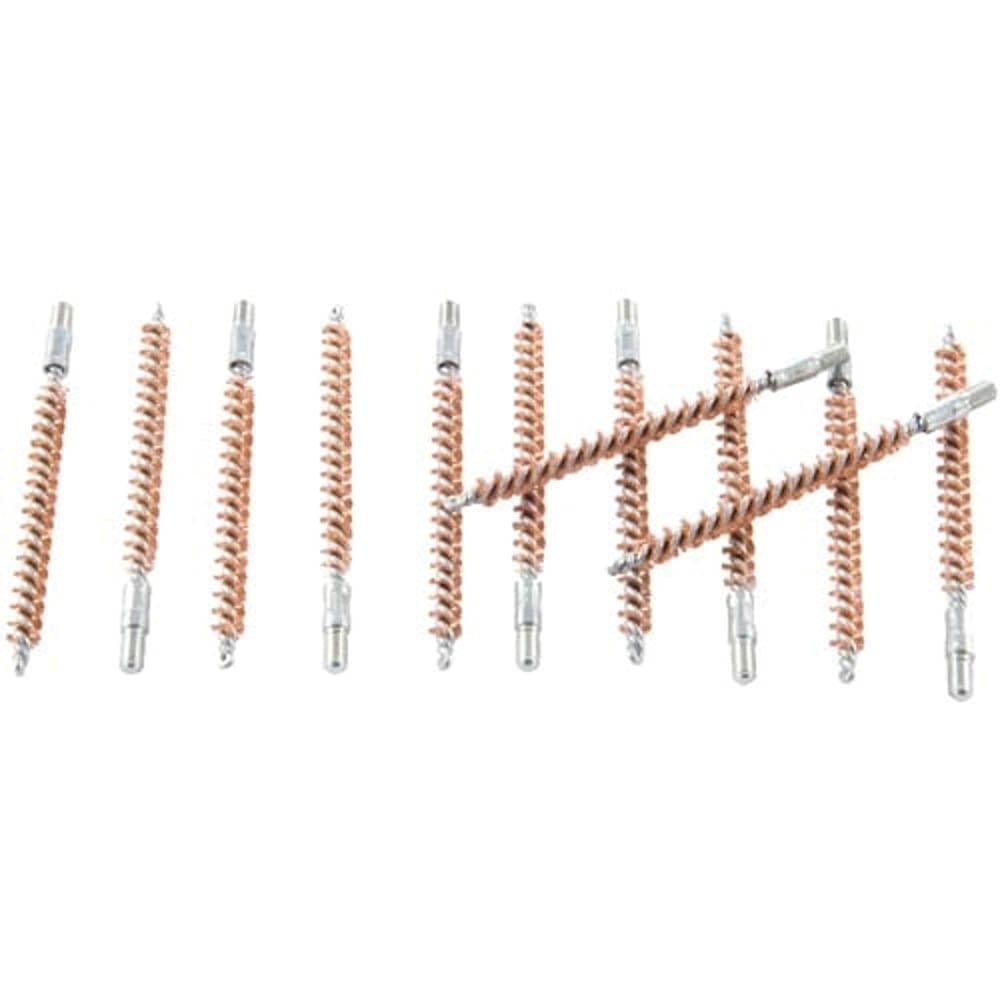 Brownells .22 Cal #8-32 Male Standard Line Centerfire Bore Brush, Pack of 12