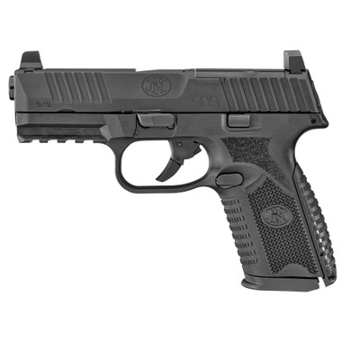 FN America, FN 509M, MRD, Semi-automatic, Striker Fired, Mid-Size, 9MM, 4" Barrel, Polymer Frame, Black Finish, 2-15Rd, Non-Manual Safety, 3 Dot Sights