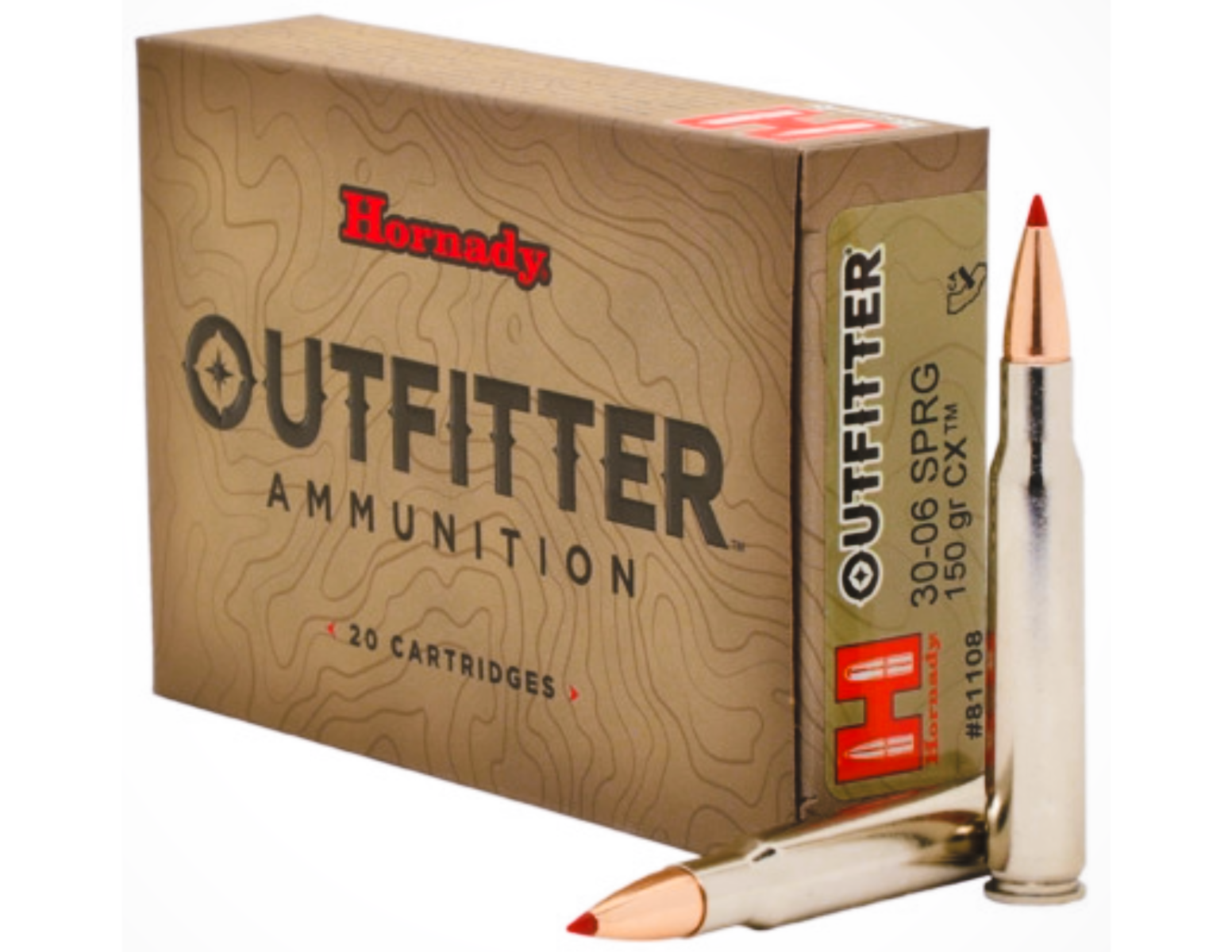Hornady Outfitter .30-06 Springfield 150 gr CX, 20rds