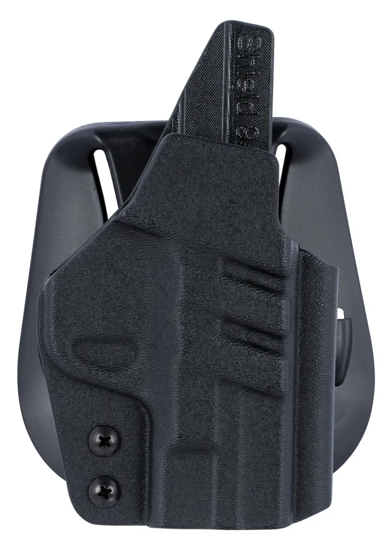 1791 Gunleather TACPDHOWBSHIELDBLKR Tactical Kydex OWB Black Kydex Paddle Fits S M Shield/S M Shield Plus