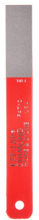 EZE-LAP Diamond 3/4" x 2" Fine Diamond Hone and Stone, Red