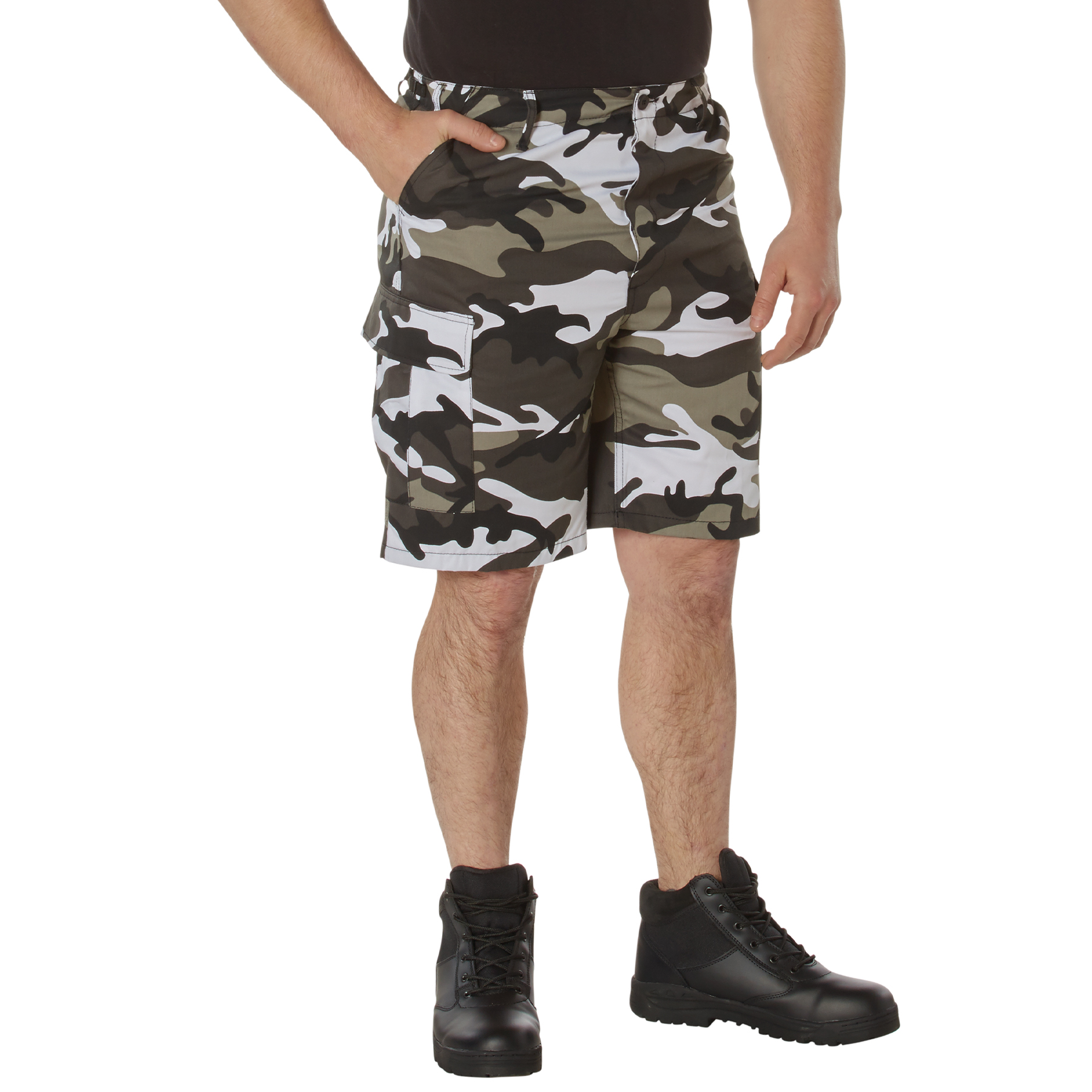 Rothco Colored Camo Bdu Shorts - City Camo, Large