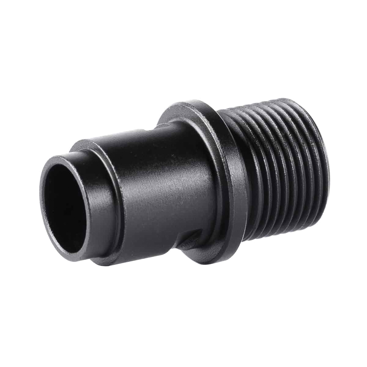 Dead Air Thread Adapter 1/2-28 Fits Walther P22, Black - Precision Fit - DA419
