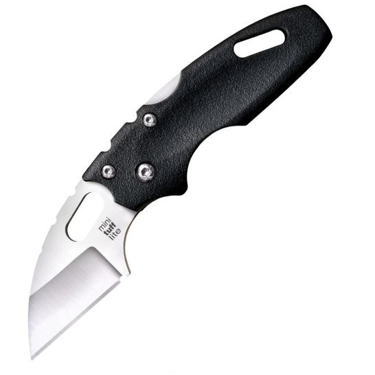 Cold Steel Mini Tuff Lite Folding Knife Sheepsfoot Black - Compact - CS-20MT