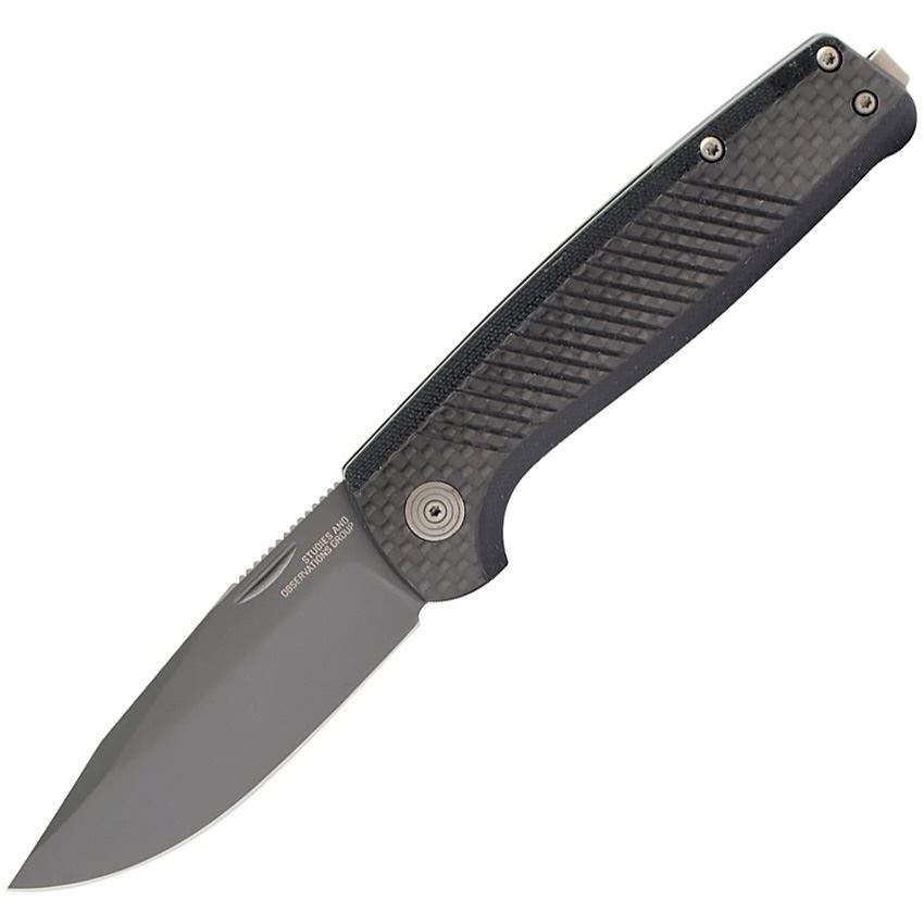 SOG Knives Terminus SJ LTE Folding Knife, Clip Point, Black - Lightweight Design, Smooth Deployment, Ideal for EDC and Tactical Use - SOG-TM1006-BX