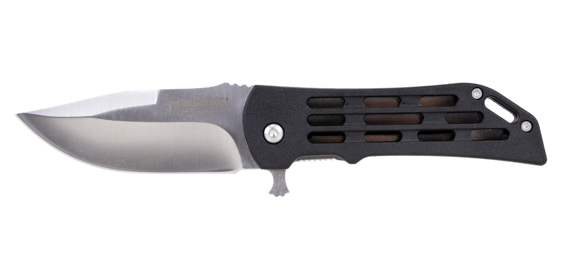 Camillus Dominator Folding Drop Point Knife, Black - CAM-19420-300
