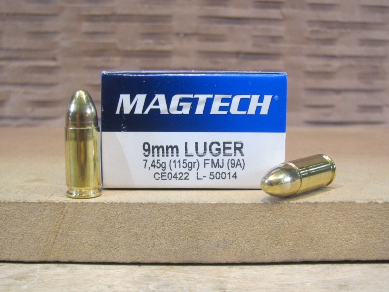 1000 Round Case – 9mm Luger 115 Grain FMJ Ammo by Magtech – 9A