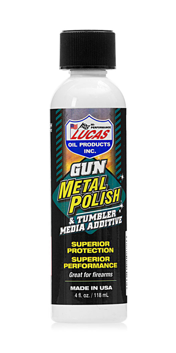 Lucas Oil Gun Metal Polish & Tumbler Media Additive, 4oz - 10878