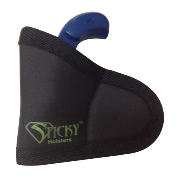 Sticky Holsters Small Ambidextrous Hand North American Arms PUG Concealment Holster, Black with Green Logo - SM1NAAPUG