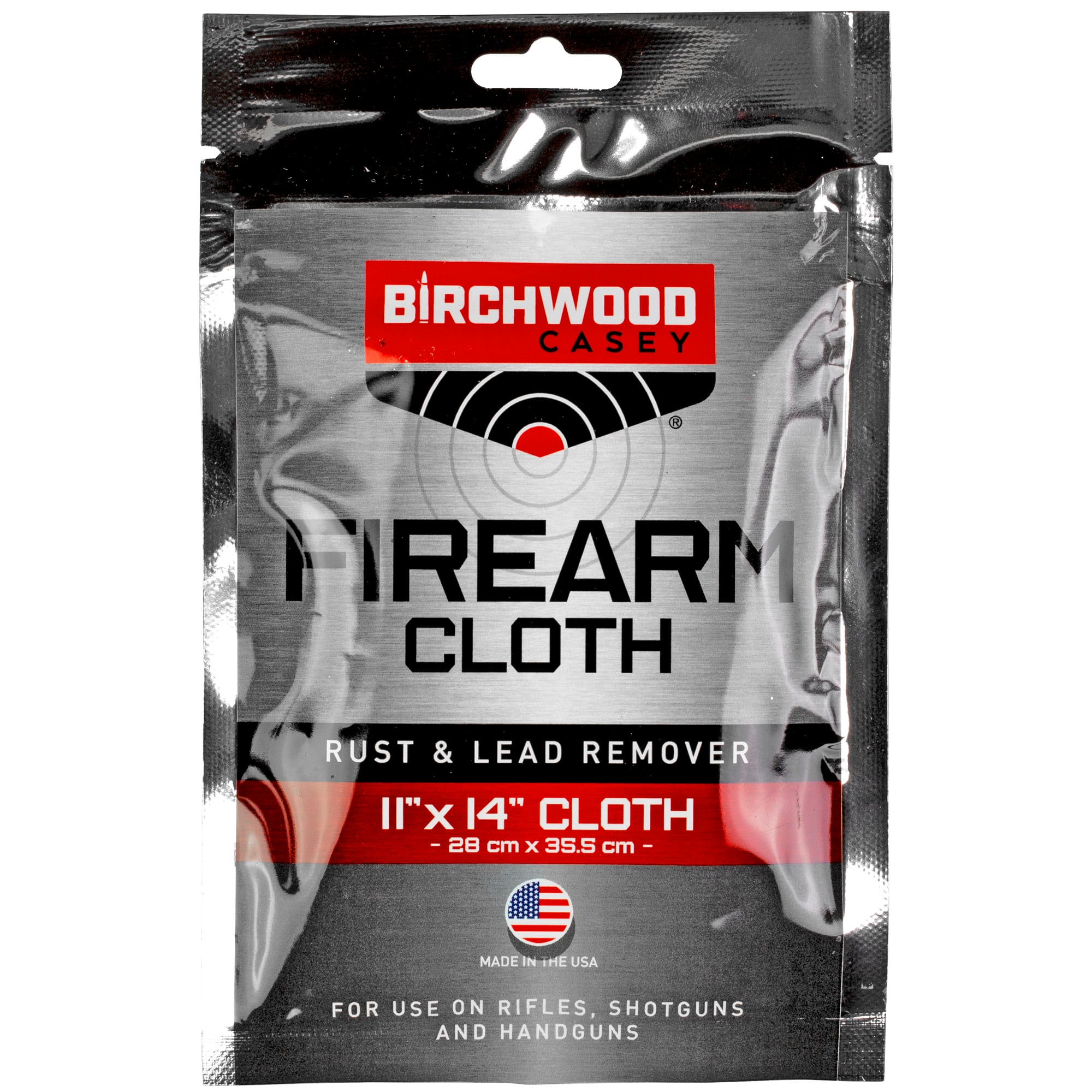 Birchwood Casey Cloth, Rust & Lead Remover, 11" X 14" - BCRLREM