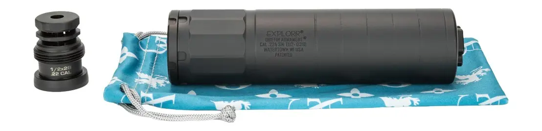 Griffin Armament EXPLORR 224 5.56mm 1.50" Suppressor
