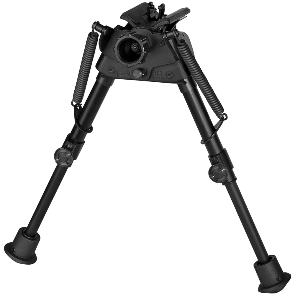 Harris Sling Swivel Stud Attachment Bipod 6" - 9", Black