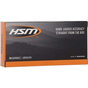 Hunting Shack HSM Bear Load 45-70 Government 300gr Jacketed Hollow Point Flat Nose Brass Case 20 Rounds