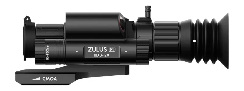 DNT ZHD312RV2 ZULUS HD 3-12X V2 D/N W/LSR RF