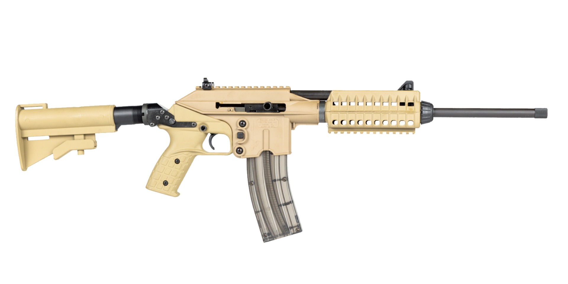 Kel-Tec SU22 .22LR 16.1" 26rd, Tan - SU22ETAN
