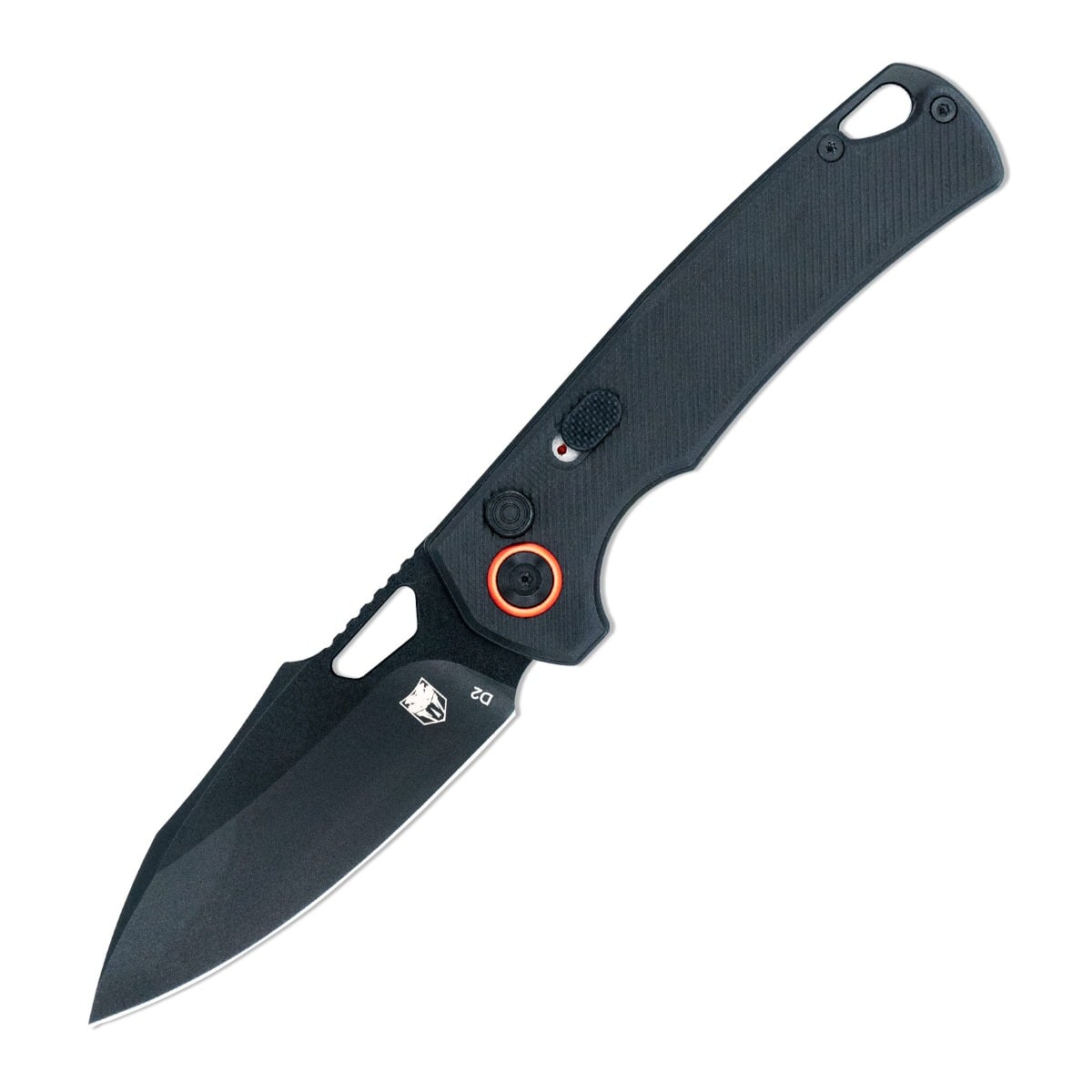CobraTec Knives Wolverine Folding Clip Point Knife, Black - CTWOLAUTOBLK