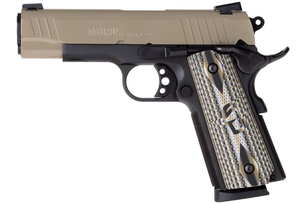 Taurus PT1911 Commander .45 ACP Pistol with VZ Grip
