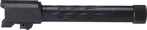 FAXON S M FULL SIZE 9MM - FLAME FLUTE THREADED BLK