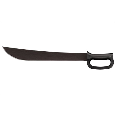 Cold Steel Latin 18" Carbon Steel Machete With D Ring Guard, Black - 97AD18S