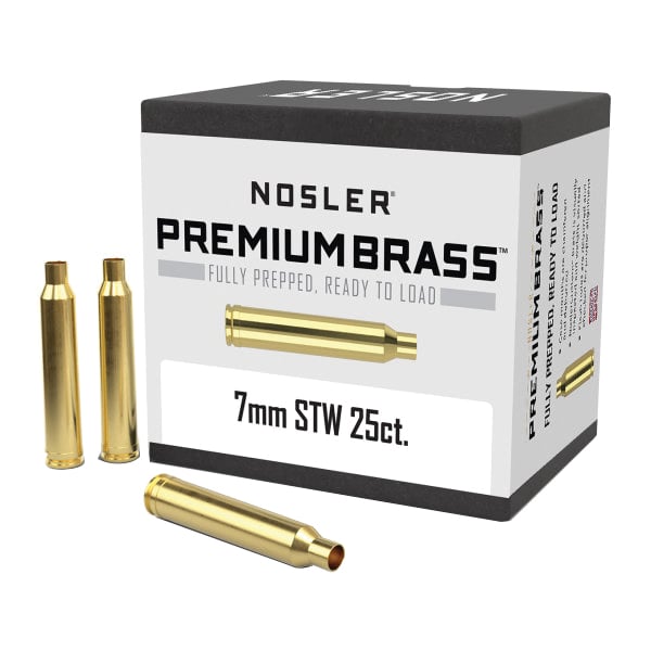 Nosler 7mm STW Large Rifle Premium Brass, 25rds