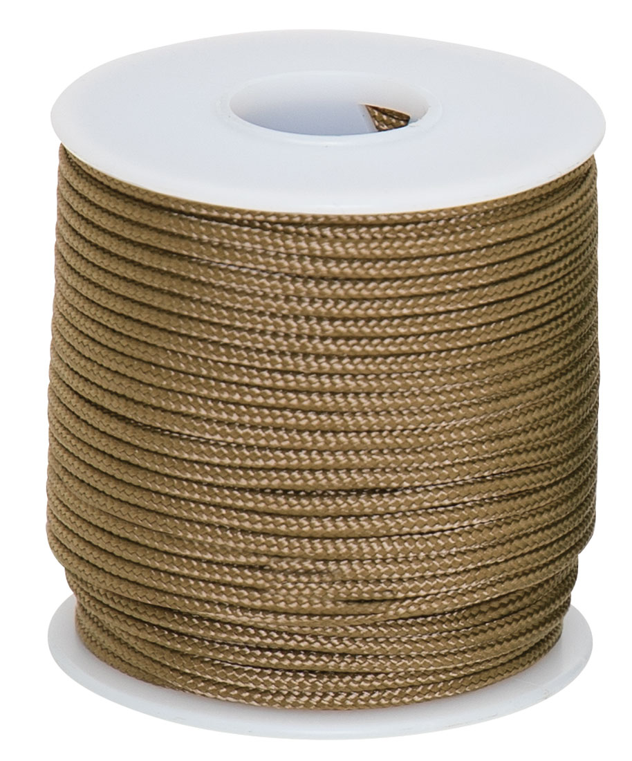 Rothco 95Lb Micro Cord 100Ft Spool - Coyote Brown
