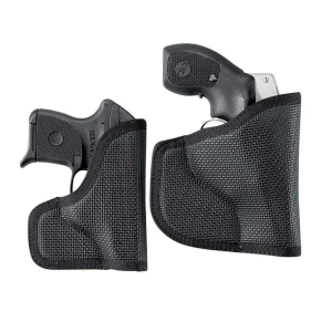 Desantis Gunhide N38BJG5Z0 Nemesis  Pocket Kel-Tec P-3AT/P32 w/CT LG-430 Rubberized Fabric Black