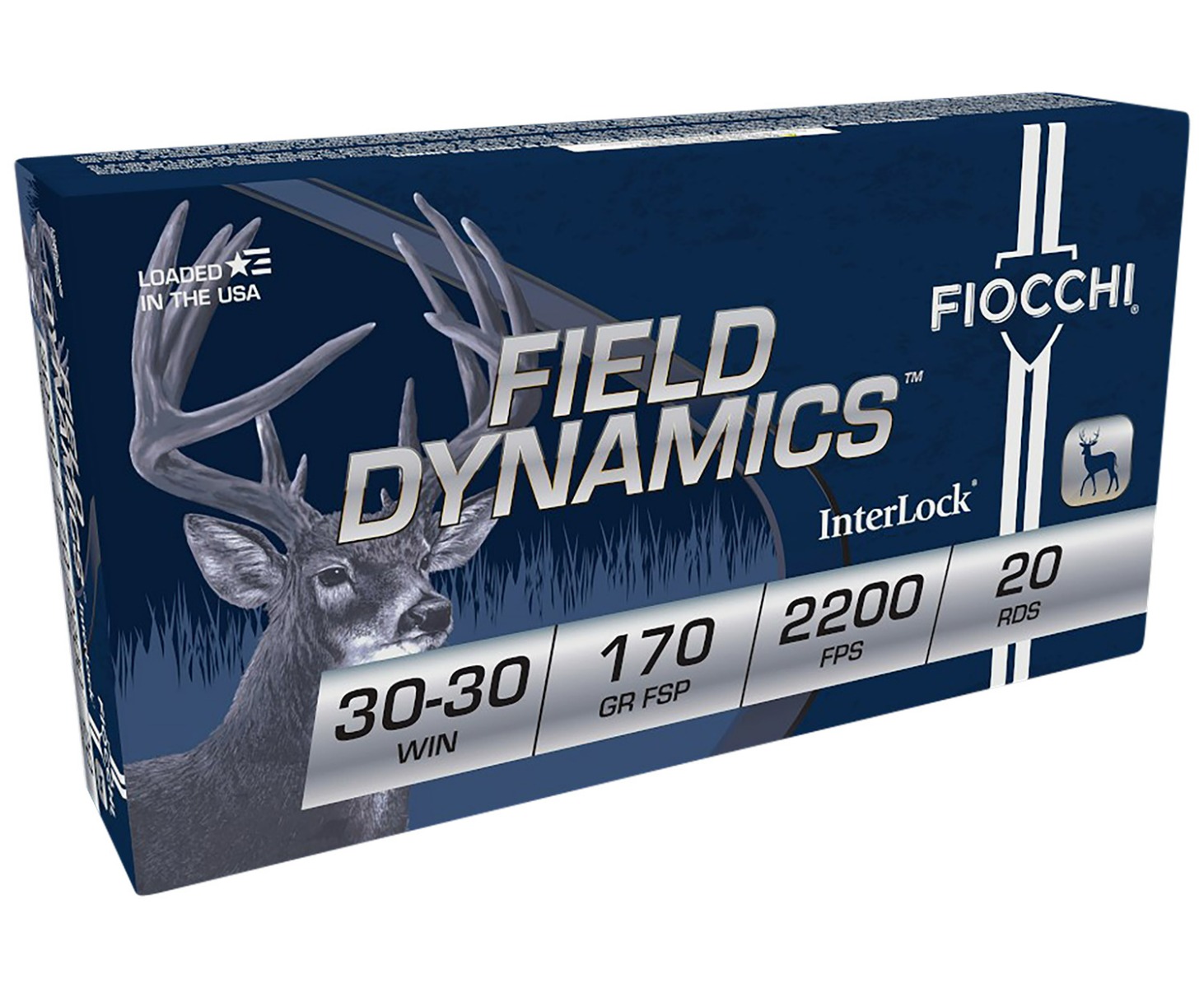 Fiocchi Field Dynamics Interlock 30-30 Winchester 170 Grain FSP, 20rds - 3030C