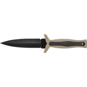 Smith-Wesson Smith & Wesson M&P Full Tang Fixed Blade Boot Knife 4 3/5" Blade Sand Black