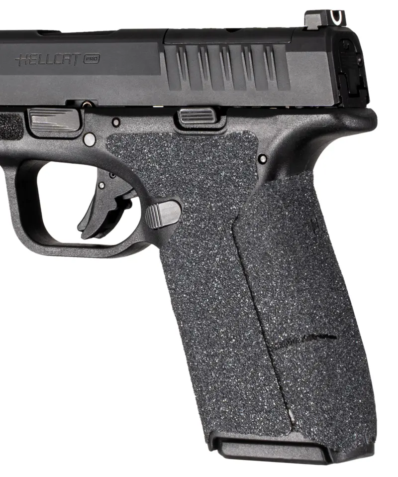 Hogue 18369 Wrapter Black Adhesive Rubber Fits Springfield Armory Hellcat Pro Fits Pistol